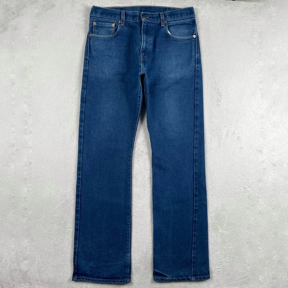 Levi's 517 Bootcut Jeans Mens 34x34 Blue Medium Wash Western Cowboy Rodeo
